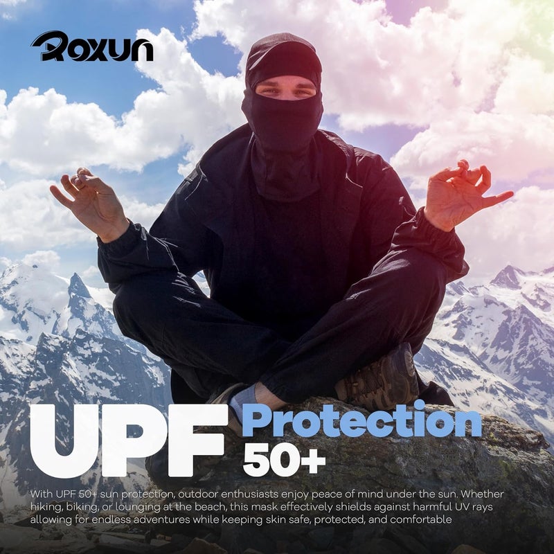 ROXUN Ski Mask Balaclava Shiesty, Motorcycle Winter Windproof Warmth UV Protector for Men/Women - Image 5